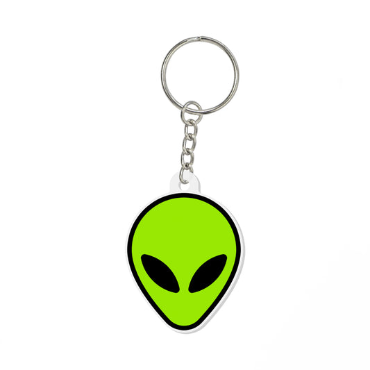 Alien Head Keychain