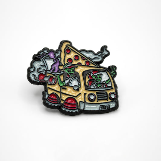 Solar Slice Society Enamel Pin