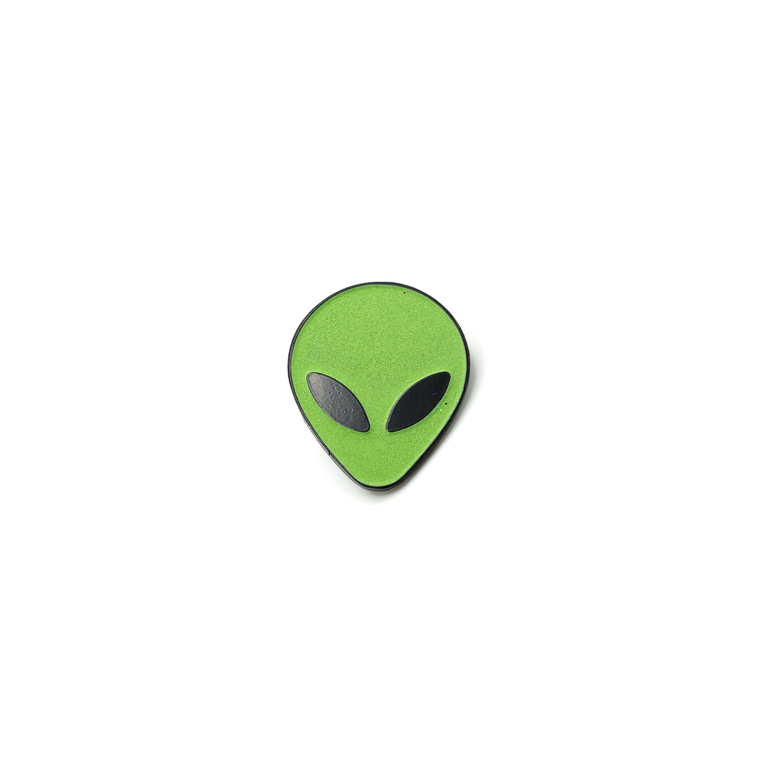 Alien Head Glow In The Dark Enamel Pin